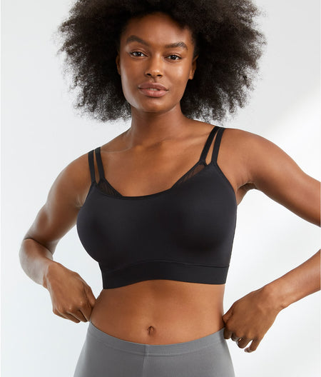 Gravity High Impact Underwire Sports Bra: Black