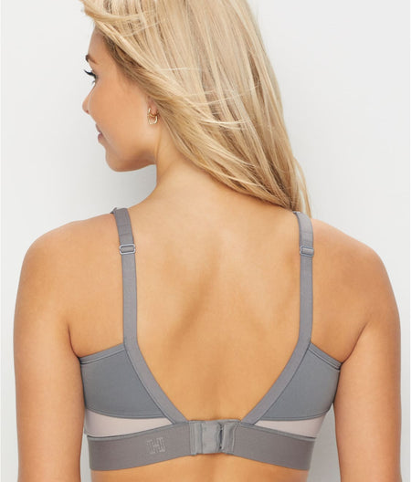 Gravity High Impact Underwire Sports Bra: Grey / Lead