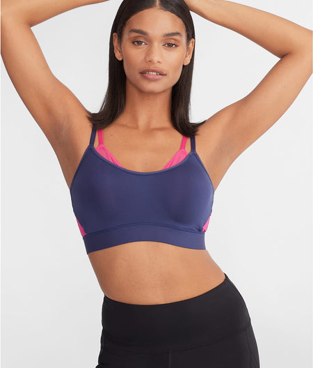 Gravity High Impact Underwire Sports Bra: Twilight/Bright Blue