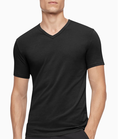 Cotton Stretch V-Neck T-Shirt 3-Pack