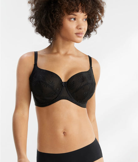 Tango Balconette Bra: Black