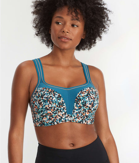 Ultimate High Impact Underwire Sports Bra: Abstract Animal