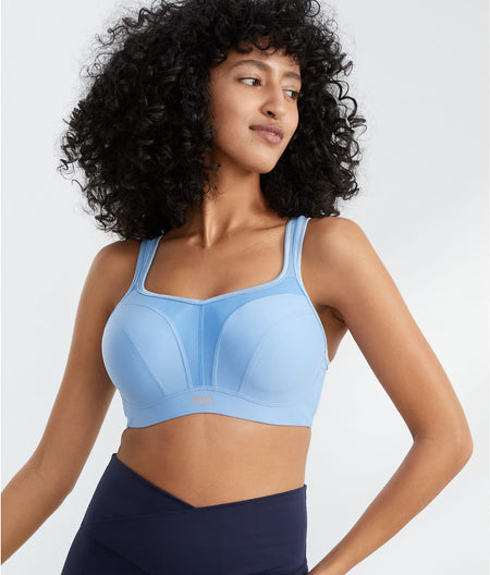 Ultimate High Impact Underwire Sports Bra: Sky Blue