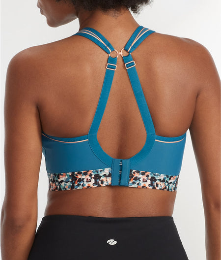 Medium Control Wire-Free Sports Bra: Abstract Animal