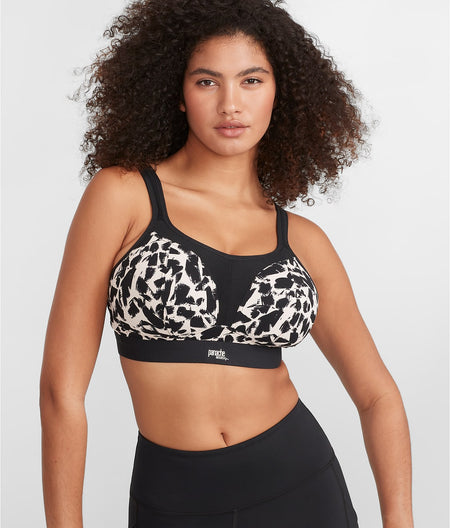 Boundless Medium Control Wire Free Sports Bra: Mono Print