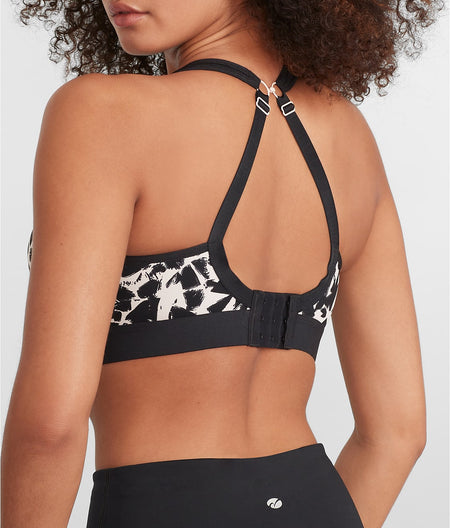 Boundless Medium Control Wire Free Sports Bra: Mono Print