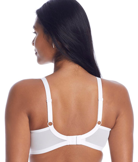 Ana Side Support Plunge Bra: White