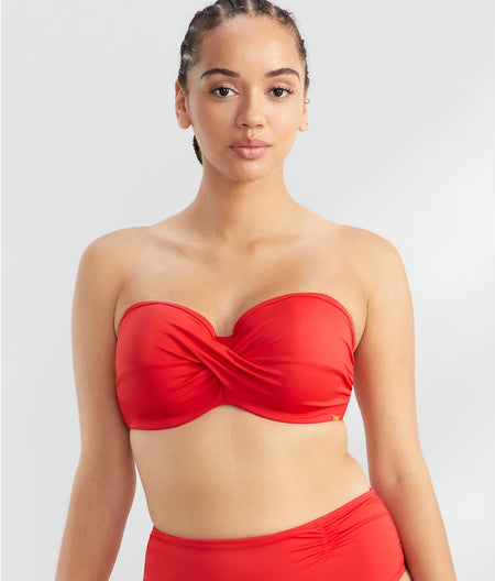 Anya Riva Twist Bandeau Underwire Bikini Top