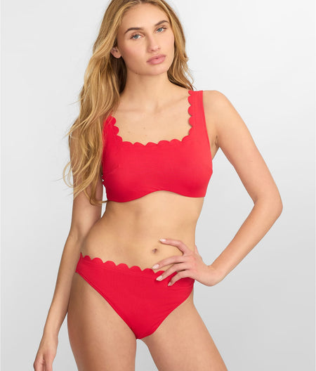 Spirit Rossa Red Square Neck Bikini Top