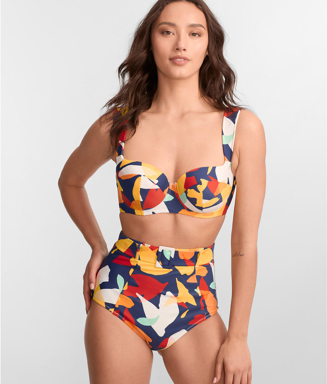 Belt fashion bikini bottom