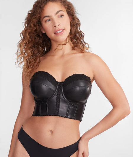 Stevie Longline Strapless Bustier