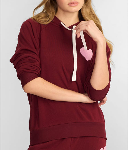 Heart Knit Hoodie