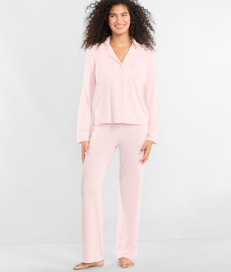 Breast Cancer Awareness Modal Knit Pajama Set