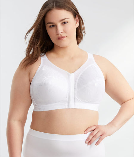 18 Hour Front-Close Wire-Free Bra