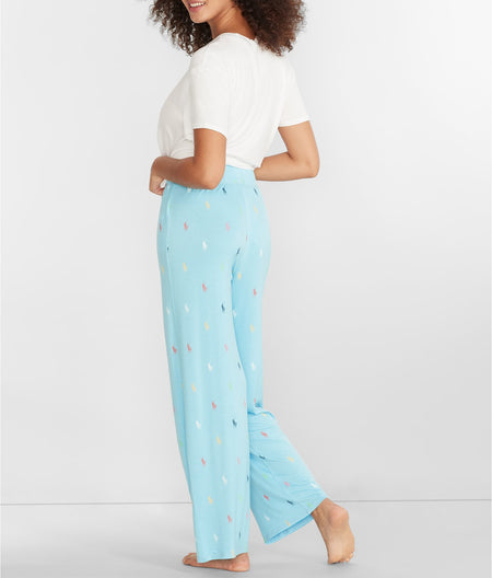 Wide Leg Knit Pajama Pants