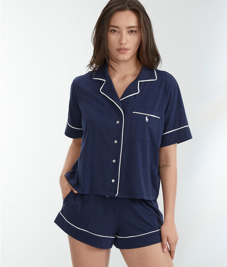 The Audrey Knit Pajama Short Set