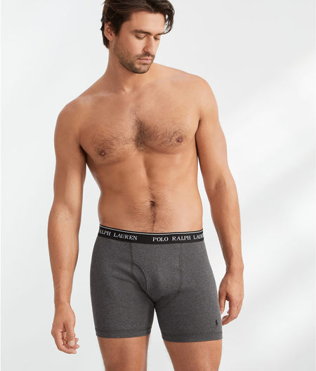 Classic Fit Cotton Wicking Boxer Brief 3-Pack