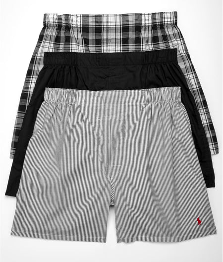 Classic Fit Woven Boxer 3-Pack