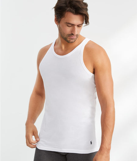 Slim Fit Cotton Wicking Tank 3-Pack