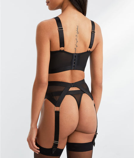 Embroidery Garter Belt