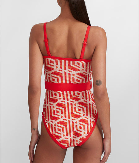 Casablanca Control Bandeau One-Piece