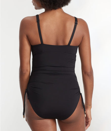 Maternity Adjustable Side Tie One-Piece