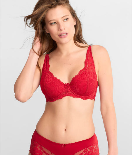 Fleur Lightly Padded High Apex Bra