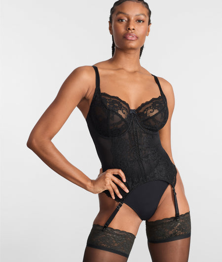 Fleur Balcony Garter Bustier