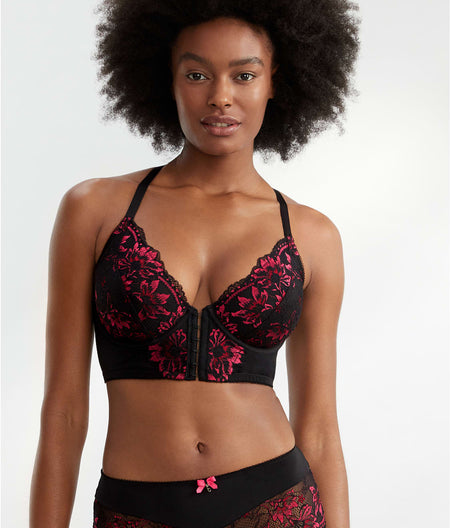 J'Adore Front-Close Longline Bra