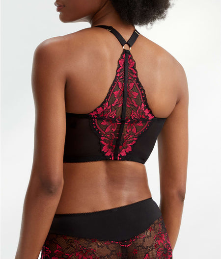 J'Adore Front-Close Longline Bra