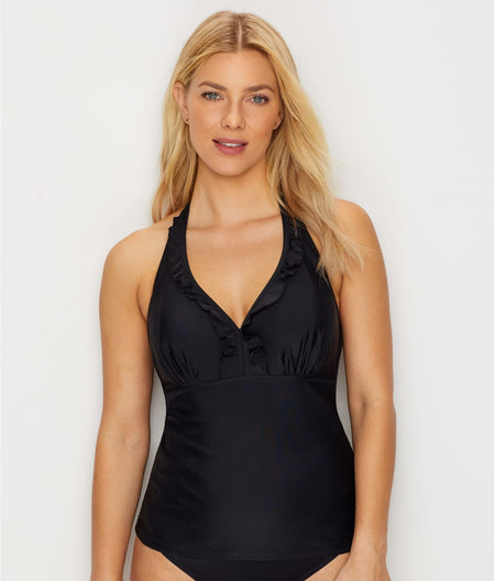 Splash Frill Underwire Tankini Top