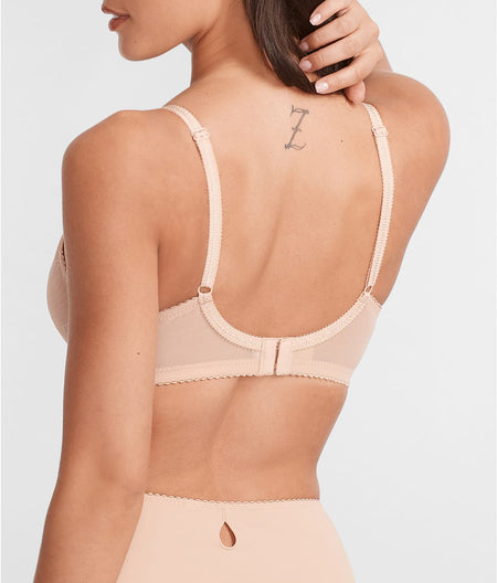 St. Tropez Side Support Bra: Latte