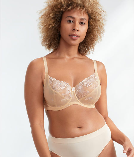 St. Tropez Side Support Bra: Oyster