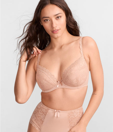 Rebel Padded Plunge Bra