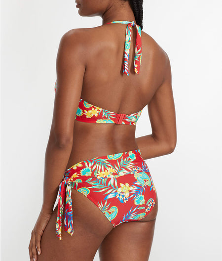 Heatwave Fold-Over Side Tie Bikini Bottom