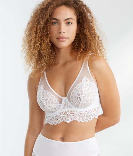 First Night Plunge Longline Bra