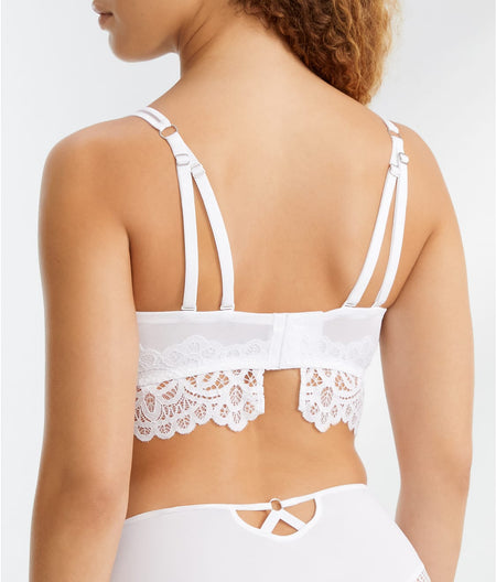 First Night Plunge Longline Bra