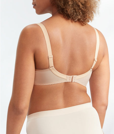 Deauville Side Support Bra: Cafe Latte