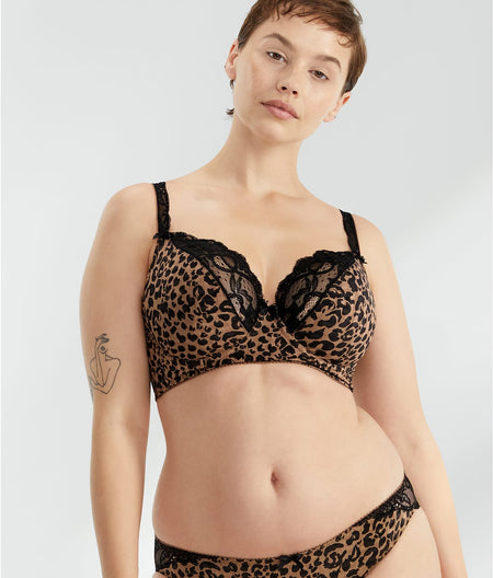 Madison Plunge Longline Bra