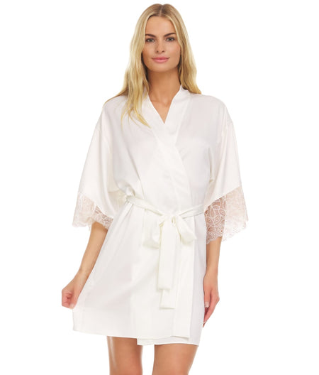 Sydney Charmeuse Wrap Robe