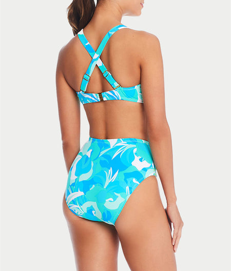 Summer Escapes High-Waist Bikini Bottom