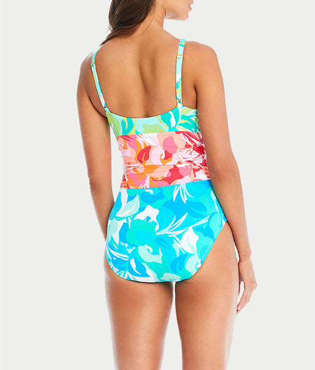 Summer Escapes High-Neck One-Piece