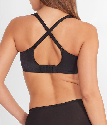 Low-Key Shimmer Unlined Plunge Bra