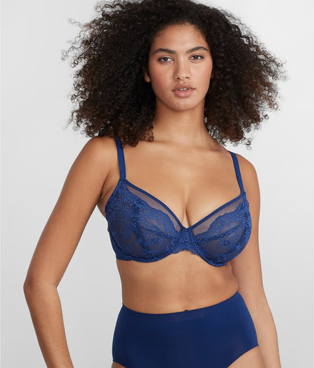 Low-Key Lace Unlined Demi Bra