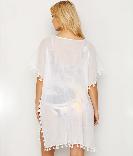 Amnesia Cotton Gauze Swim Cover-Up