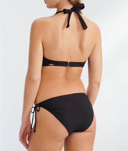 Black Everlee Side Tie Bikini Bottom