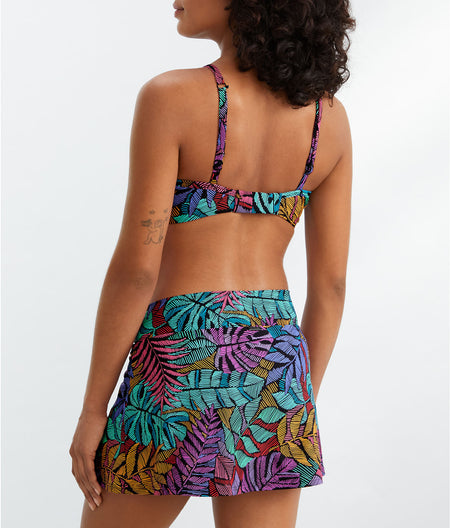 Panama Palms Summer Lovin' Skirted Bikini Bottom