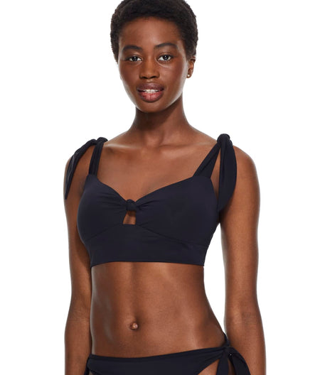 Black Lily Wire-Free Bralette Bikini Top