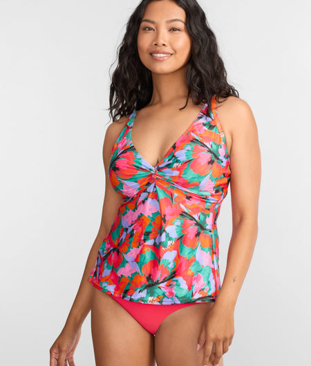 Printed Forever Underwire Tankini Top