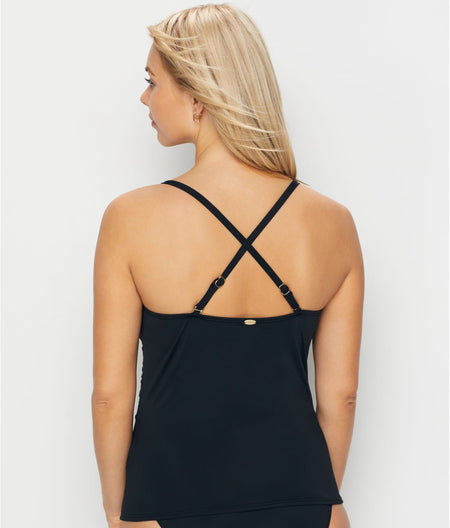 Black Simone Tankini Top